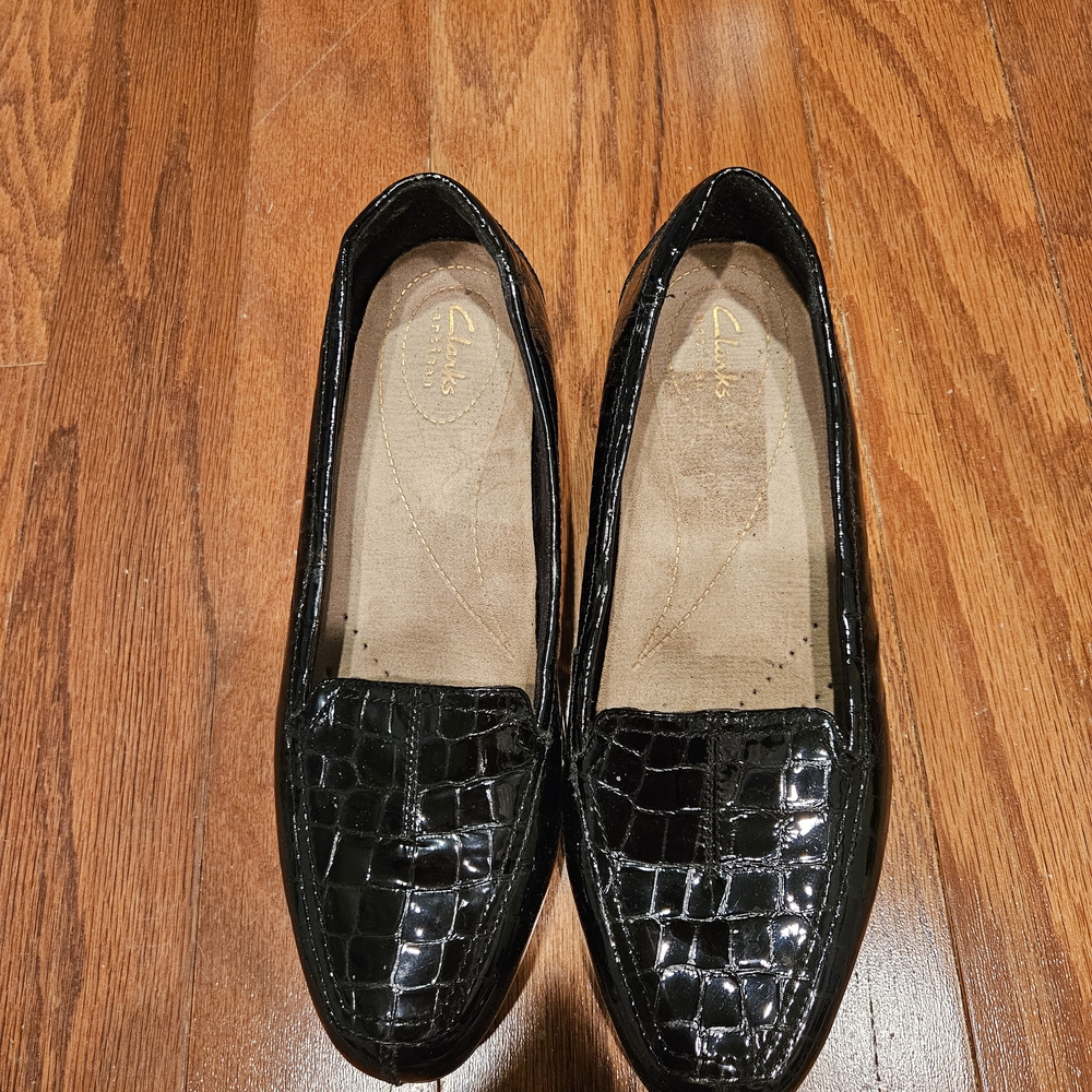 Clarks Women's Black Loafers